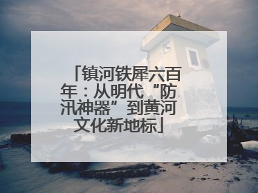 镇河铁犀六百年：从明代“防汛神器”到黄河文化新地标
