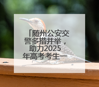随州公安交警多措并举，助力2025年高考考生一路畅行