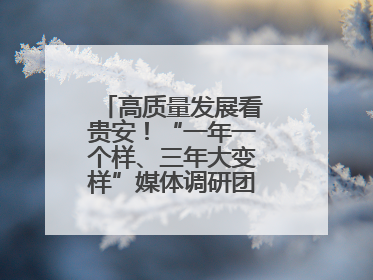 高质量发展看贵安！“一年一个样、三年大变样”媒体调研团走进贵安新区