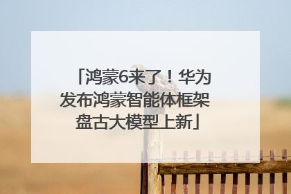鸿蒙6来了！华为发布鸿蒙智能体框架 盘古大模型上新