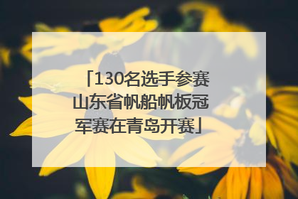 130名选手参赛 山东省帆船帆板冠军赛在青岛开赛
