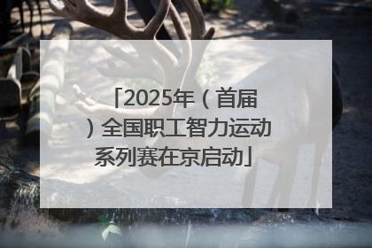 2025年（首届）全国职工智力运动系列赛在京启动