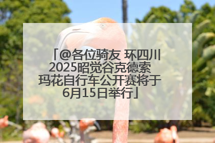 @各位骑友 环四川2025昭觉谷克德索玛花自行车公开赛将于6月15日举行